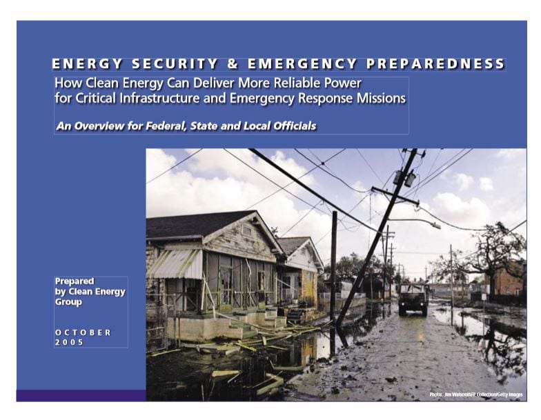 Energy Security and Emergency Preparedness: How Clean Energy Can ...