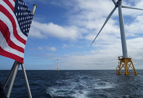 Block Island Wind Farm. Photo by Val Stori, Clean Energy Group.