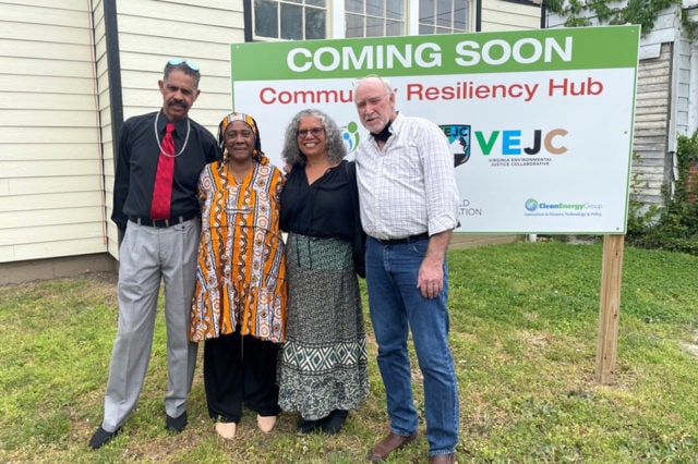 Community Resiliency Hub in Petersburg, VA. Credit: Queen Shabazz, UPAL.