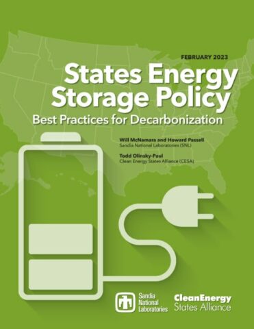 States Energy Storage Policy Cover