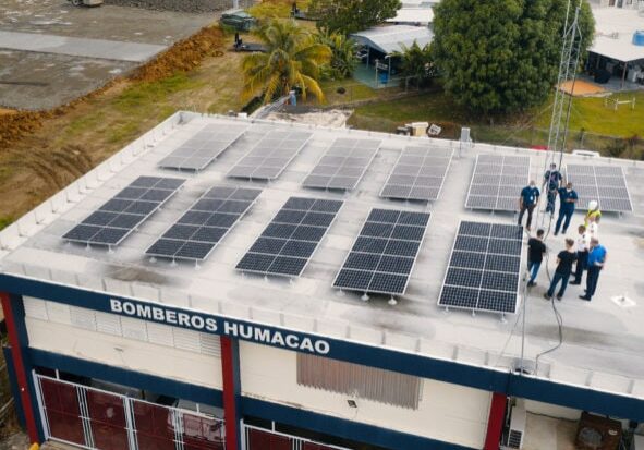 Estación de Bomberos Humacao. Photo Credit: Solar Responders
