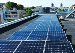 Marcus Garvey Village solar array. Photo courtesy of L+M Development Partners, Inc.