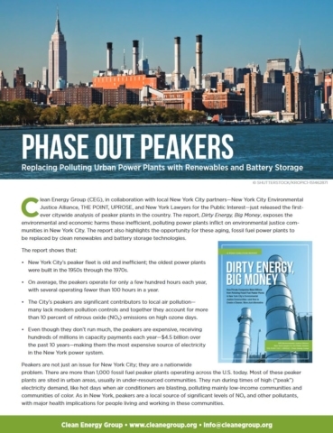 phase out peakers handout cover